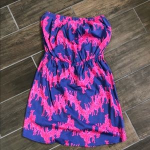 Lilly Pulitzer strapless dress
